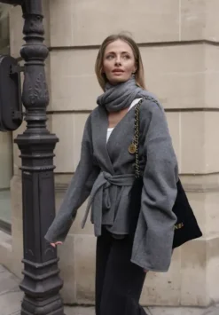 Hot Gauhar - Wool kietaisutakki, grey Ulkotakit Ja -Liivit