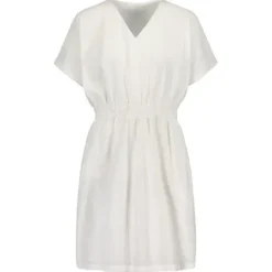 Discount Gauhar -V-neck Dress, white Mekot Ja Hameet