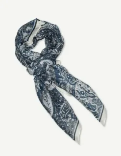 Outlet - Joory huivi, denim print Huivit Ja Kaulurit