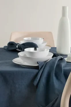 Clearance - pellavaservetit, 4kpl tummansininen Keittiötekstiilit