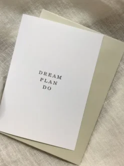 - Dream Plan Do -kortti Kortit