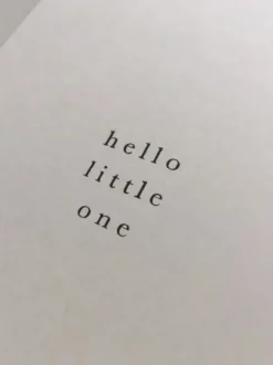 Discount - Hello little one -kortti Kortit