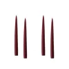 Discount Kruunukynttilä lyhyt 20 cm, light bordeaux Kynttilät Ja Lyhdyt