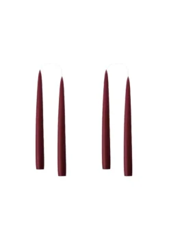 Discount Kruunukynttilä lyhyt 20 cm, light bordeaux Kynttilät Ja Lyhdyt