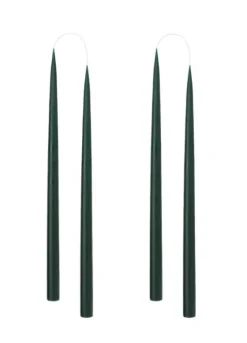 Clearance Kruunukynttilä pitkä 35cm, forest green Kynttilät Ja Lyhdyt
