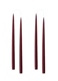 Sale Kruunukynttilä pitkä 35cm, light bordeaux Kynttilät Ja Lyhdyt