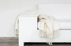 Luxury Kid Mohair torkkupeitto, White Torkkupeitot