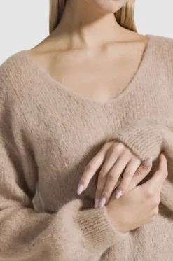New Milana alpakkaneule, medium brown Neuleet Ja Neuletakit|Uutuudet