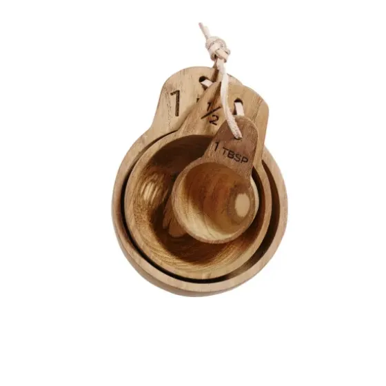Clearance - mittasetti, teak Astiat