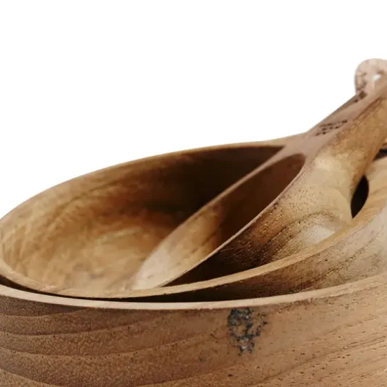 Clearance - mittasetti, teak Astiat