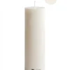 Outlet Oliiviöljykynttilä 6x18cm, off white Kynttilät Ja Lyhdyt