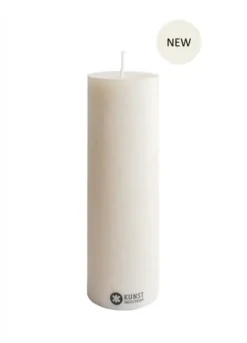 Outlet Oliiviöljykynttilä 6x18cm, off white Kynttilät Ja Lyhdyt