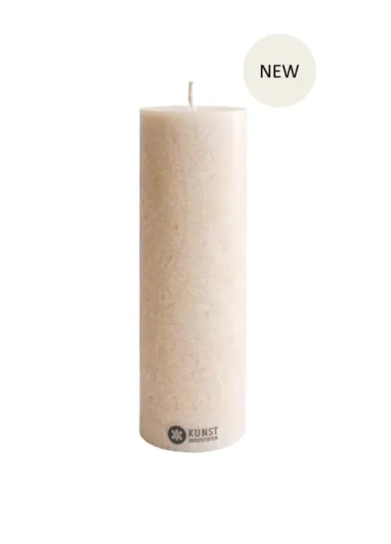 Outlet Oliiviöljykynttilä 6x18cm, sand Kynttilät Ja Lyhdyt
