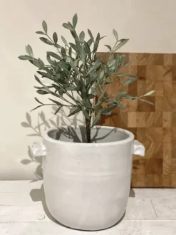 Best - Keraaminen ruukku 22cm, valkoinen Ruukut Ja Maljakot