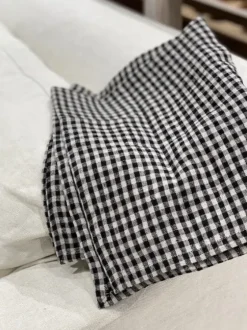 Clearance - Vipa ruudullinen keittiöpyyhe pellavaa Keittiötekstiilit
