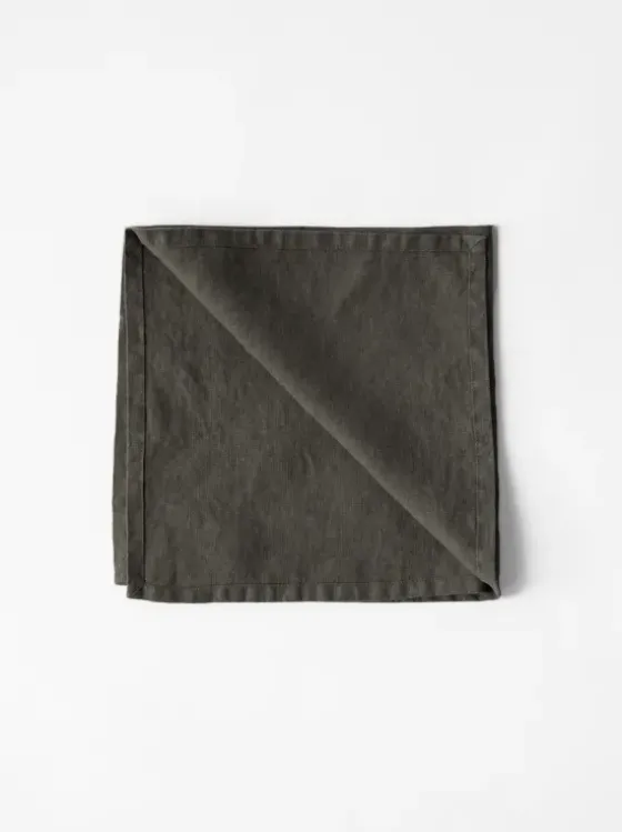 New Pellavaservetti 45x45, taupe Keittiötekstiilit