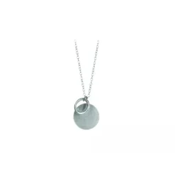 Clearance - Coin & Circle kaulakoru, hopea Kaulakorut