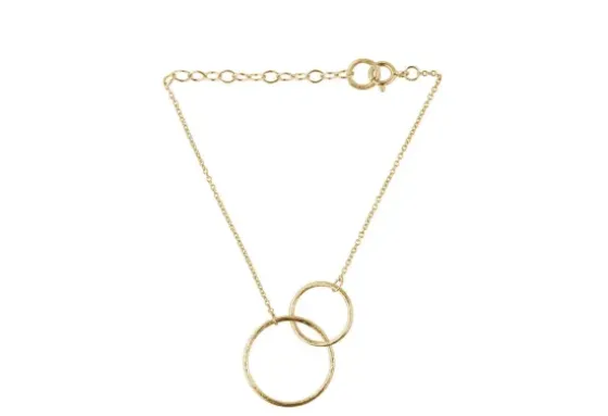 Outlet - Double Plain rannekoru, kulta Rannekorut