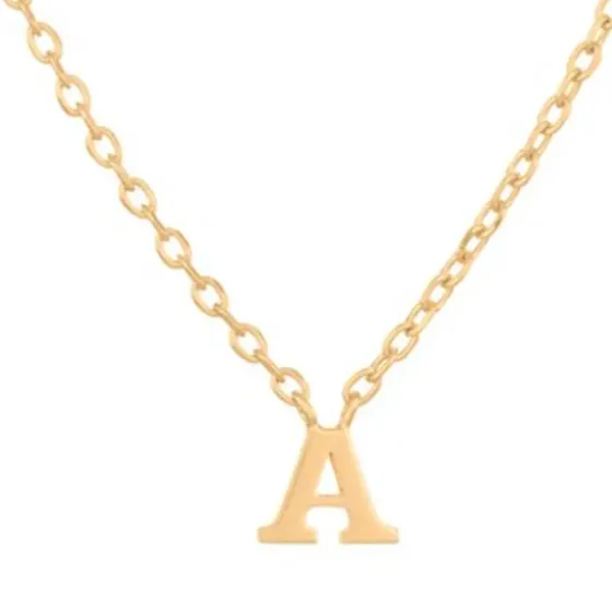Online - Kirjain kaulakoru kulta, A, B, C... Kaulakorut