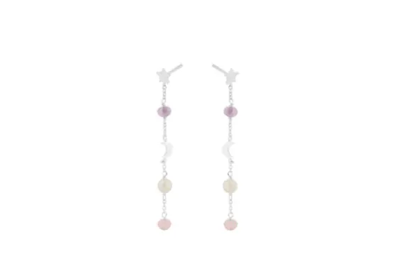 Outlet - Pastel Dream ketjukorvakorut, hopea Korvakorut
