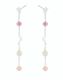 Outlet - Pastel Dream ketjukorvakorut, hopea Korvakorut