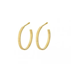 - Sea Reflection hoops, kulta Korvakorut