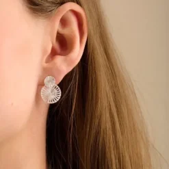 Sale - Small Starlight Earrings 20mm, hopea Korvakorut