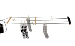 Discount - pyykkinaru mustalla narulla Kodinhoito|Kylpyhuonetarvikkeet