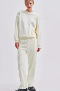 Outlet - Abadell collegehousut, off white Farkut Ja Housut