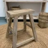Outlet – jakkara suorakaide #873, natural Vanhat Puuhuonekalut