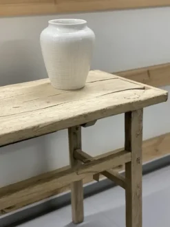 Outlet - lyhyt sivupöytä #968, natural Vanhat Puuhuonekalut