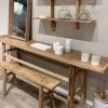 Best – pitkä sivupöytä #849, natural Vanhat Puuhuonekalut