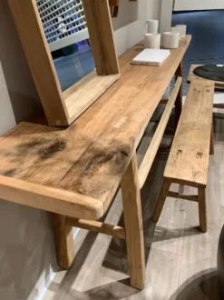 Best – pitkä sivupöytä #849, natural Vanhat Puuhuonekalut