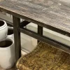 Outlet - pitkä sivupöytä hyllyllä #722, black Vanhat Puuhuonekalut