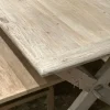 Outlet - ruokapöytä 180cm, natural #969 Vanhat Puuhuonekalut