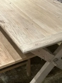 Outlet - ruokapöytä 180cm, natural #969 Vanhat Puuhuonekalut