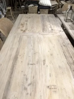 Best - ruokapöytä 240cm, natural #901 Vanhat Puuhuonekalut