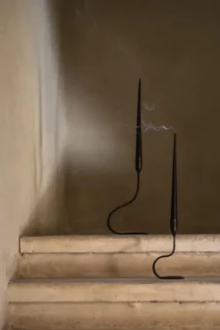 Hot Steffi kynttilänjalka, 30 cm musta Kynttilät Ja Lyhdyt