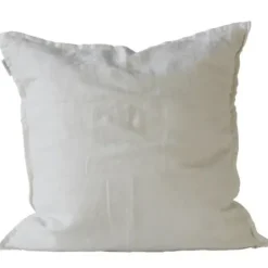 Sale - Luonnonvalkoinen pellavatyynynpäällinen, 50x50 cm Sisustustyynyt|Sisustustyynyt