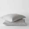 Best - pellavaiset raitatyynynpäälliset (2kpl), grey/white 50x70 Sisustustyynyt|Sisustustyynyt