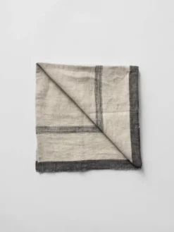 Thea servetti, denim stripe Keittiötekstiilit