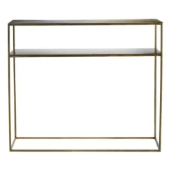 Clearance - metallinen konsolipöytä 35x100, honeygold Muut Huonekalut