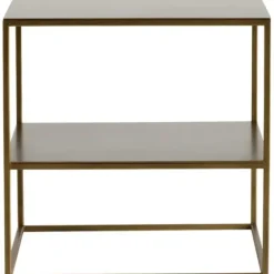 Outlet - metallinen sivupöytä 50x50, honeygold Muut Huonekalut