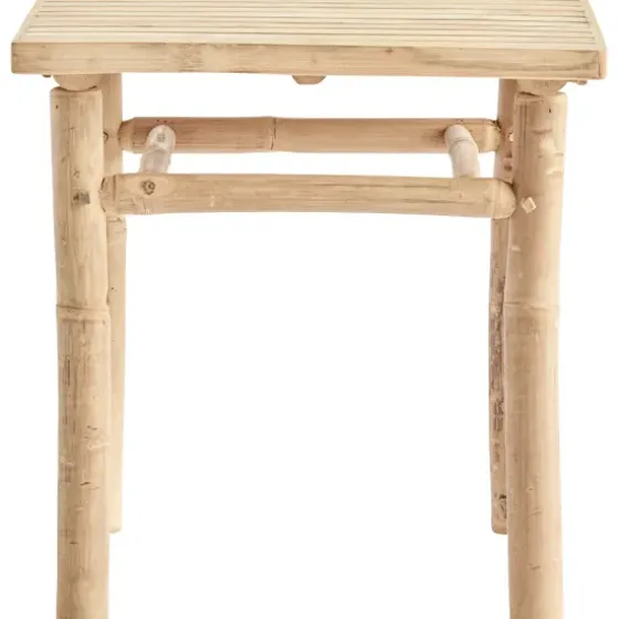 Outlet - pieni bambupöytä 45x45x45 cm Bambupöydät|Piha Ja Terassi
