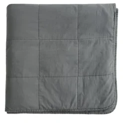 Sale - tikattu päiväpeitto, 260x260cm GREY Päiväpeitot