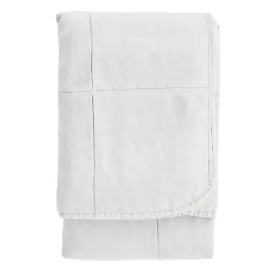 New - tikattu päiväpeitto 260x260 cm, WHITE Päiväpeitot
