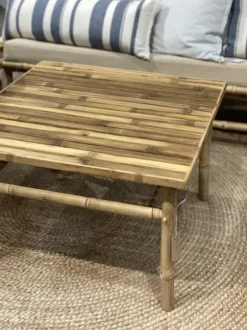 Online bambupöytä 70x70x45 cm Bambupöydät|Piha Ja Terassi