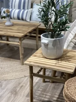Online bambupöytä 70x70x45 cm Bambupöydät|Piha Ja Terassi