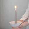 Best - Kynttiläkuppi mini kruunukynttilälle, valkoinen Kynttilät Ja Lyhdyt