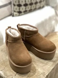 New - Classic ultra mini platform, chestnut Saappaat Ja Nilkkurit|Ugg